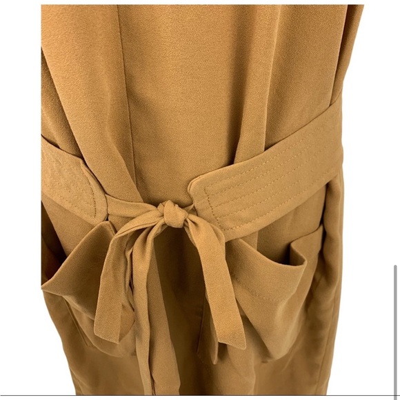 Joie Belted Puck Tan Mini Dress XL - Picture 6 of 7
